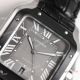 TW Factory 1-1 Copy Santos Cartier 39.8mm Anthracite Dial Leather Strap with Upgrade Clasp (4)_th.jpg